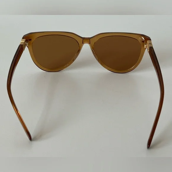 Miu Miu MU 12ZS Sunglasses in Caramel with Brown Lenses  display picture 3